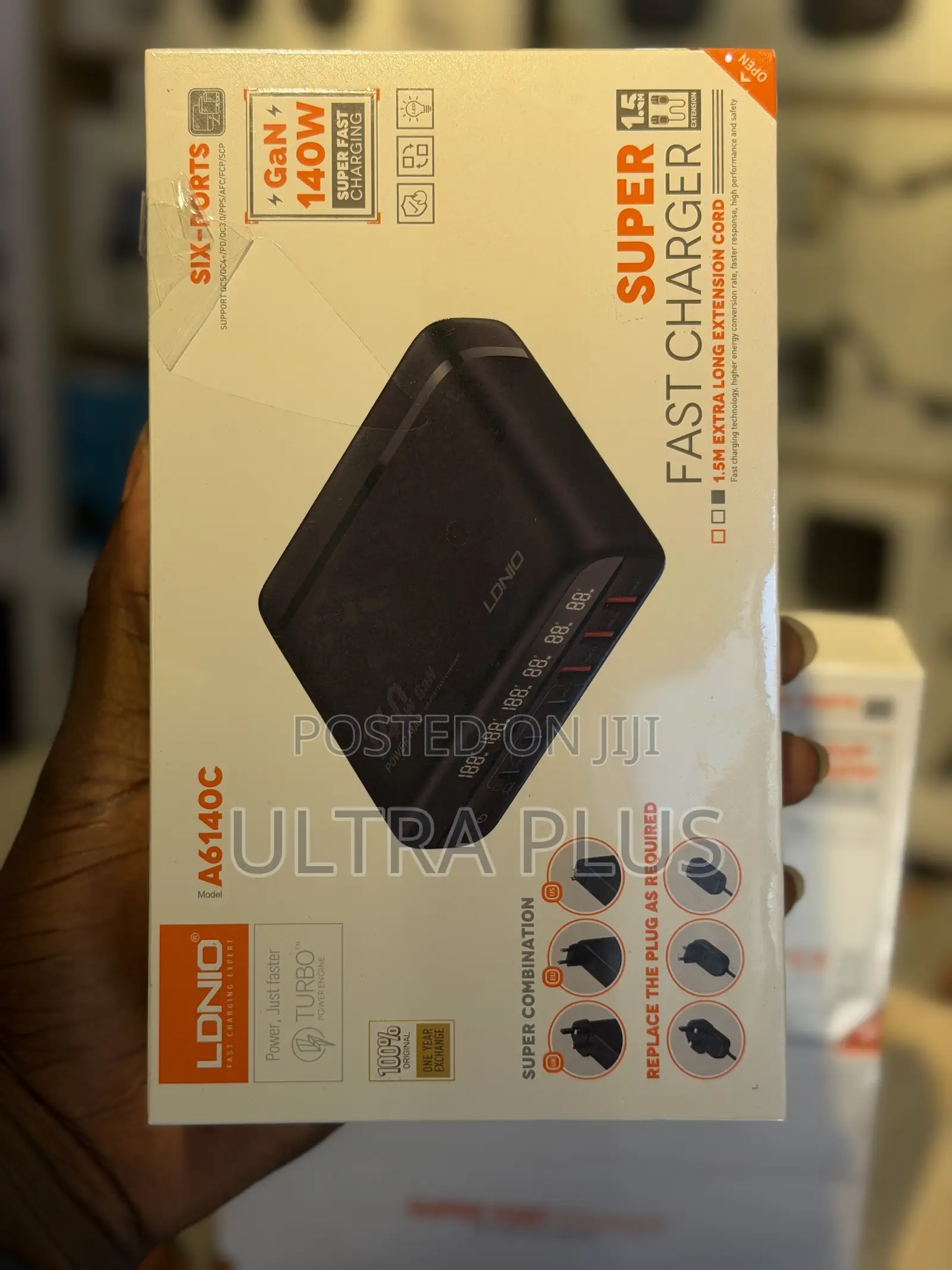 Ldnio A6140c 140w Gan Fast Desktop 6-Ports Charger