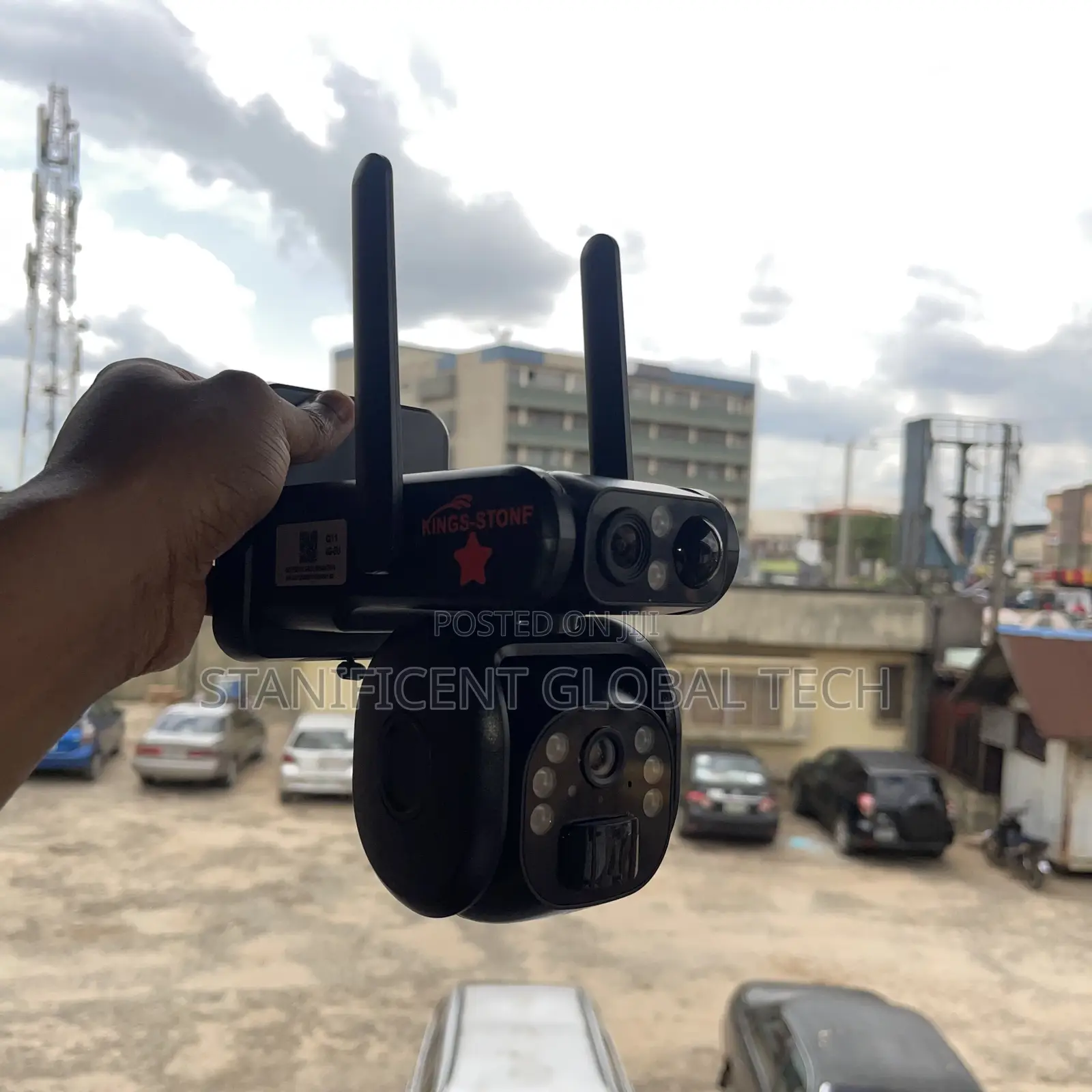 Kings-Stone 6mp 4g Dual Lens Solar PTZ Mini Outdoor (Ubox App)
