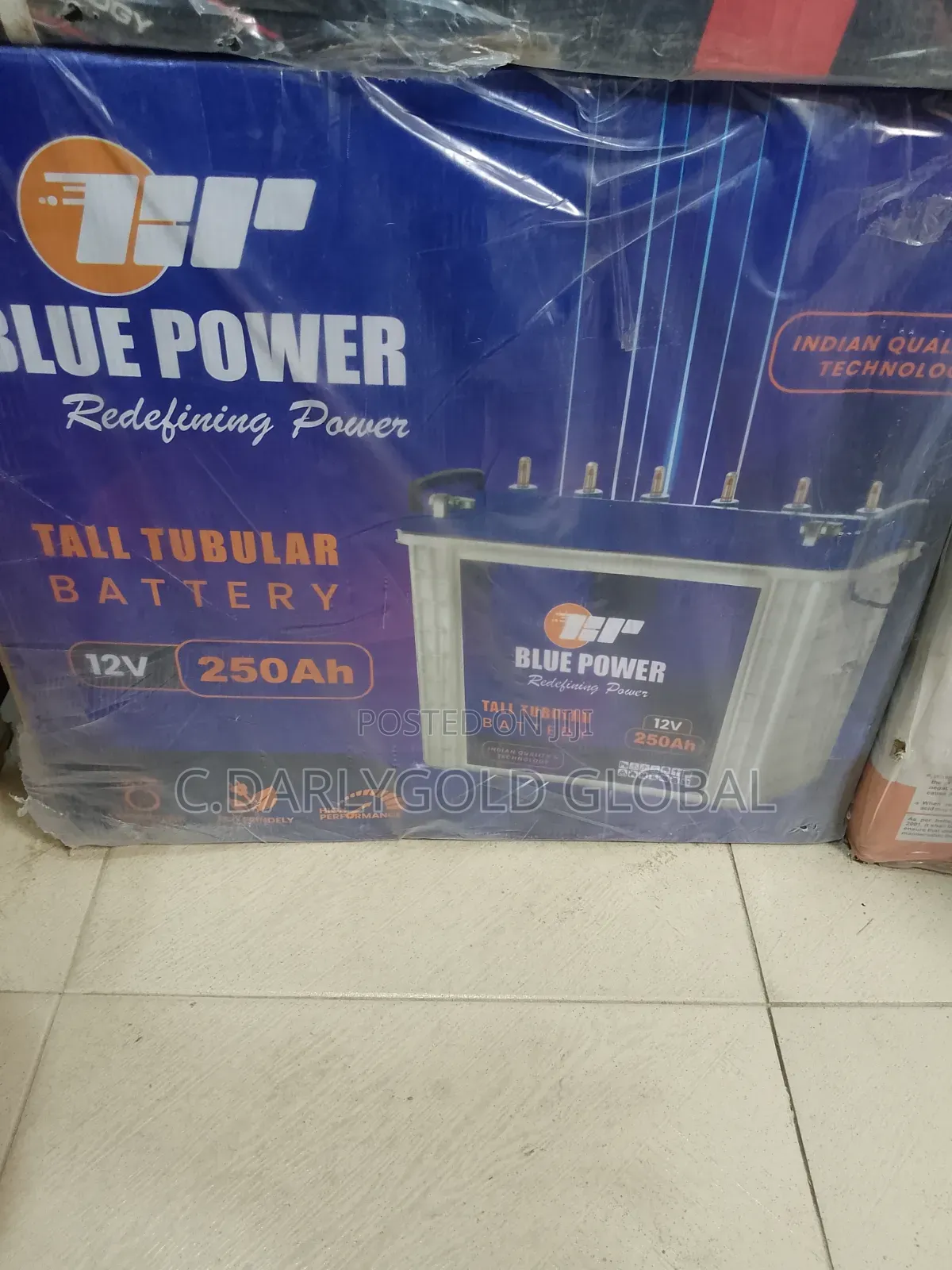 Tubular Battery Blue Power