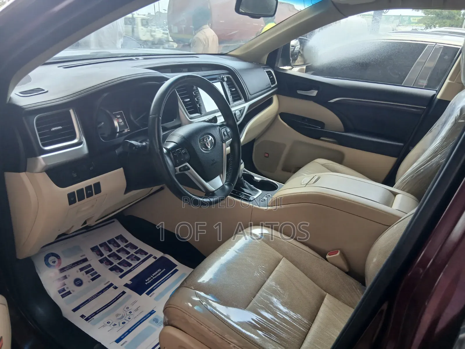 Toyota Highlander Limited 4x4 V6 (3.5L 6cyl 8A) 2017 Maroon