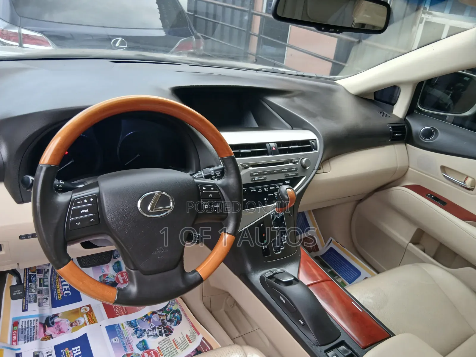 Lexus RX 350 AWD 2012 Gold