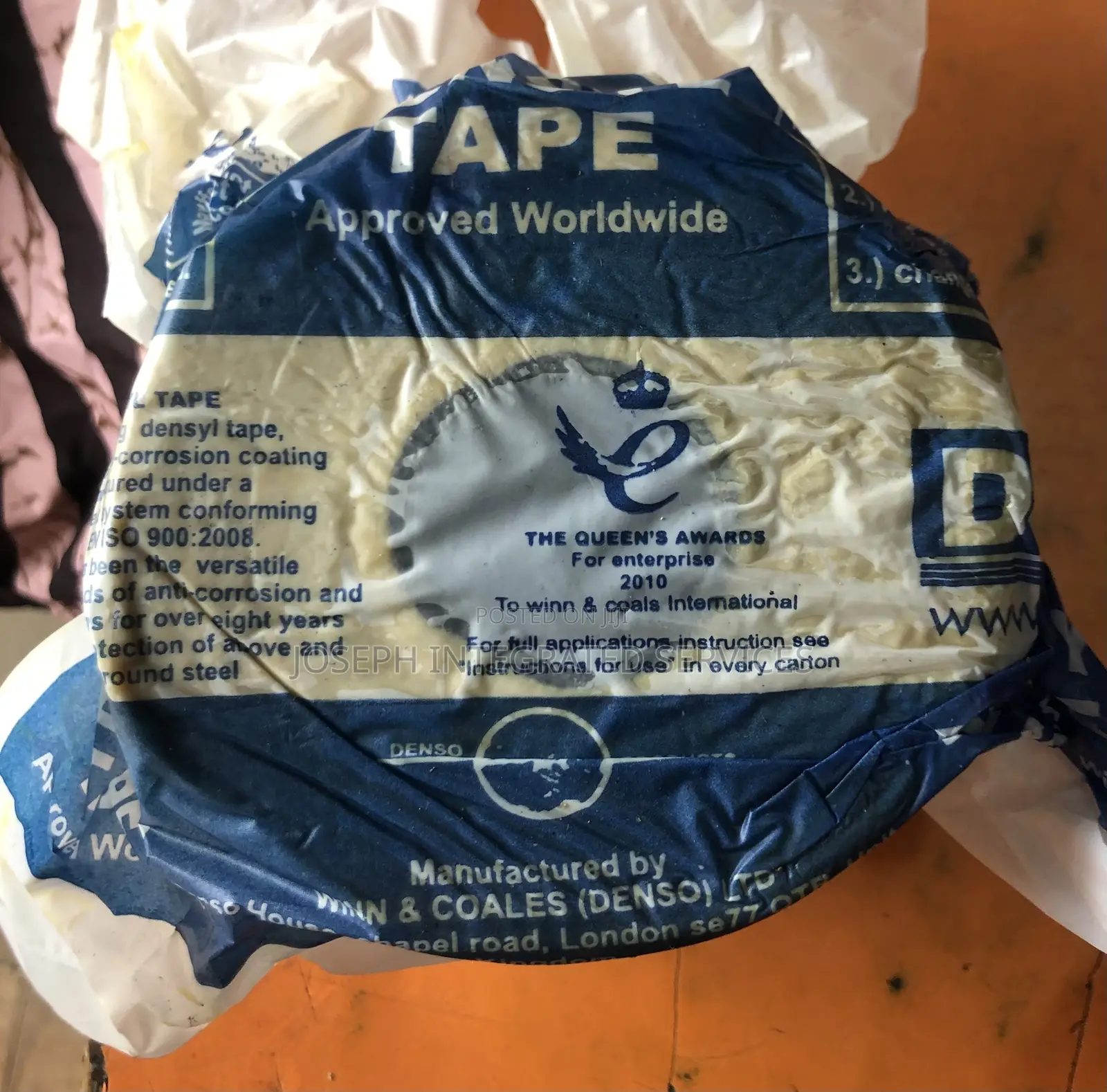 Denso Densyl Tape Petrolatum-Based Anti-Corrosion Tape 100mm X 10mtrs