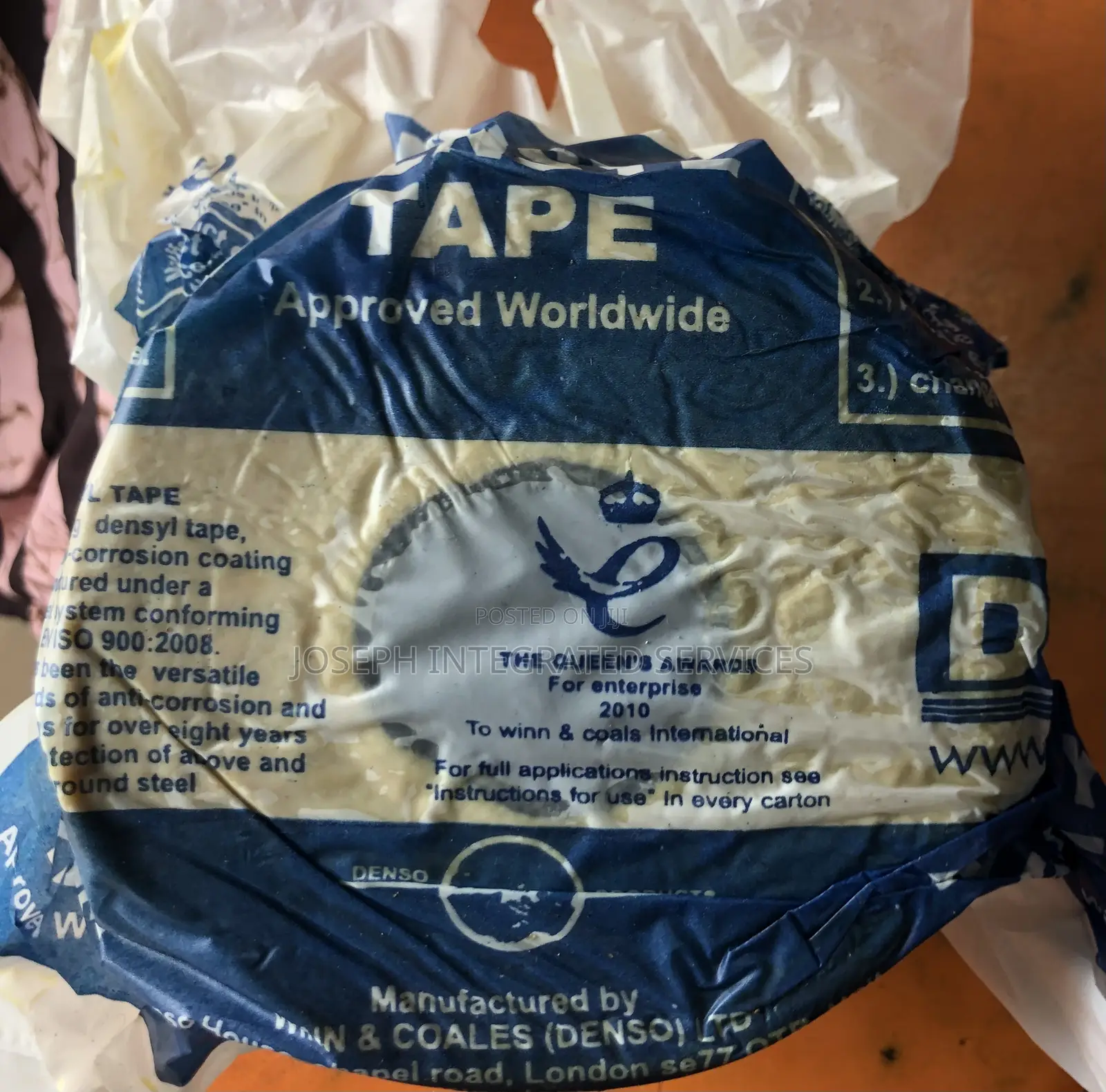Denso Densyl Tape Petrolatum-Based Anti-Corrosion Tape 100mm X 10mtrs