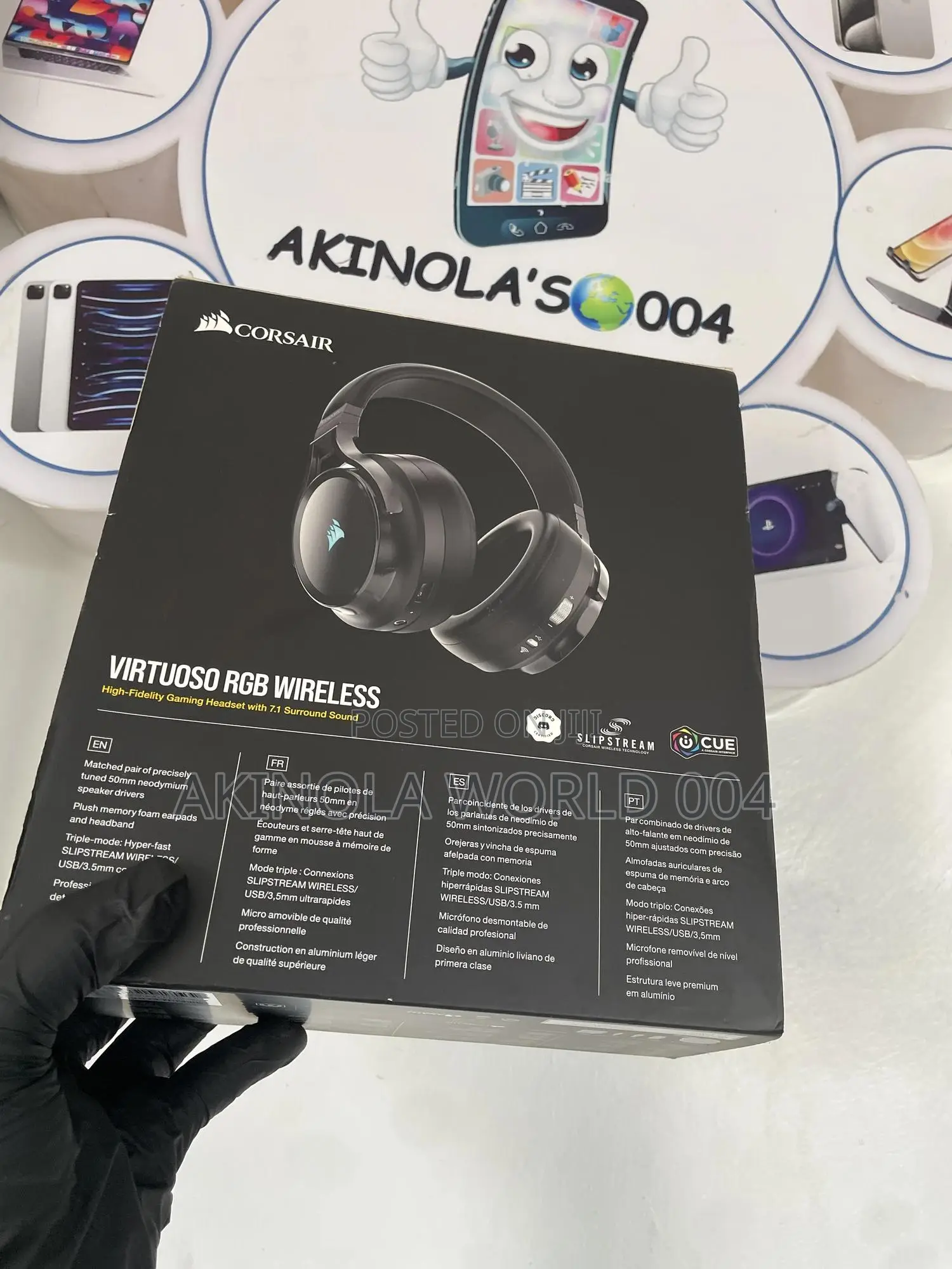 Brand New Corsair Virtuoso RGB Wireless Gaming Headset