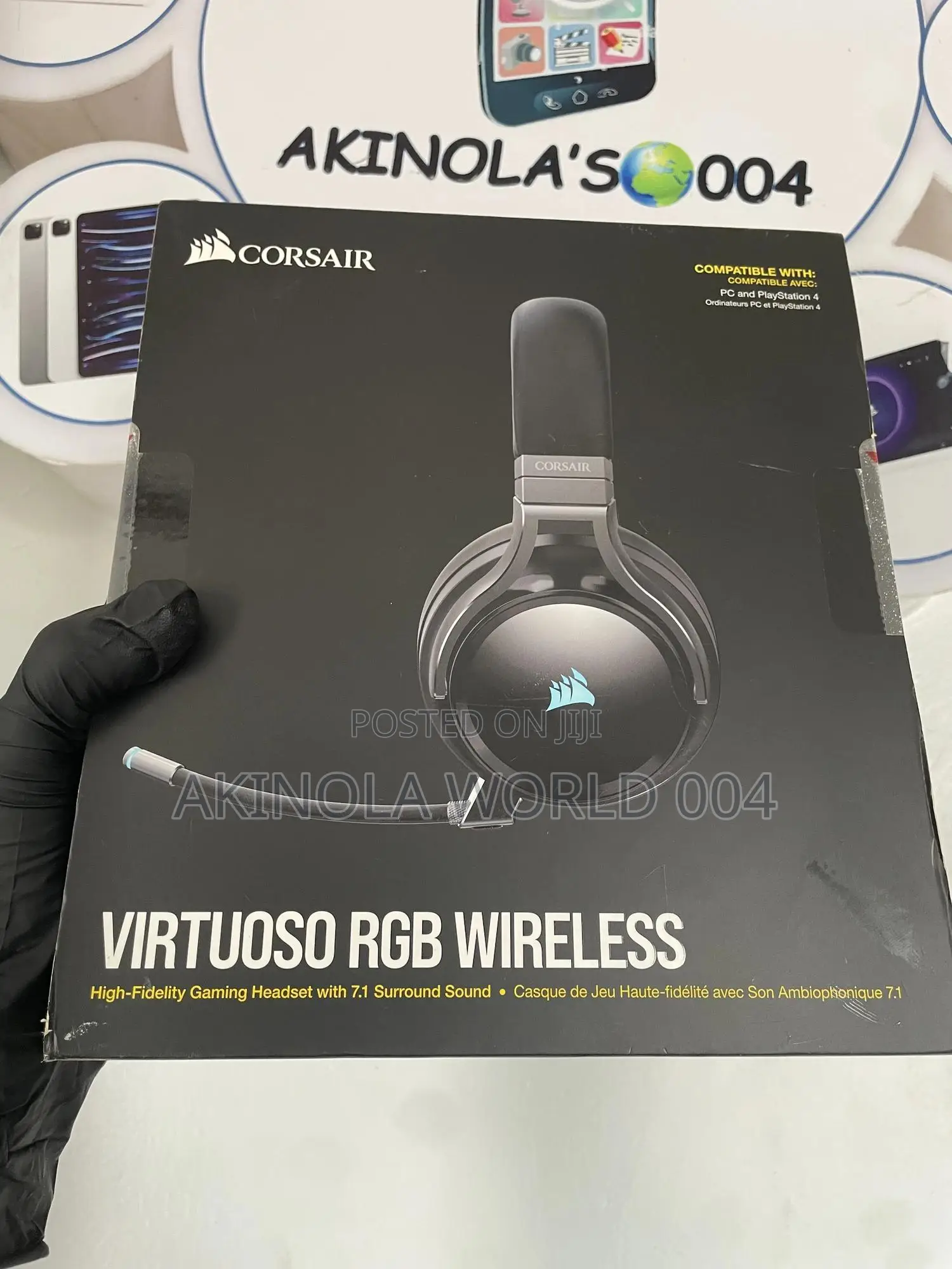 Brand New Corsair Virtuoso RGB Wireless Gaming Headset