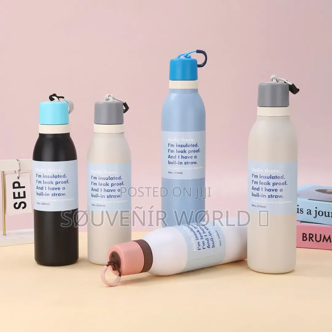 Stainless Steel Ring Water Bottle 800mls