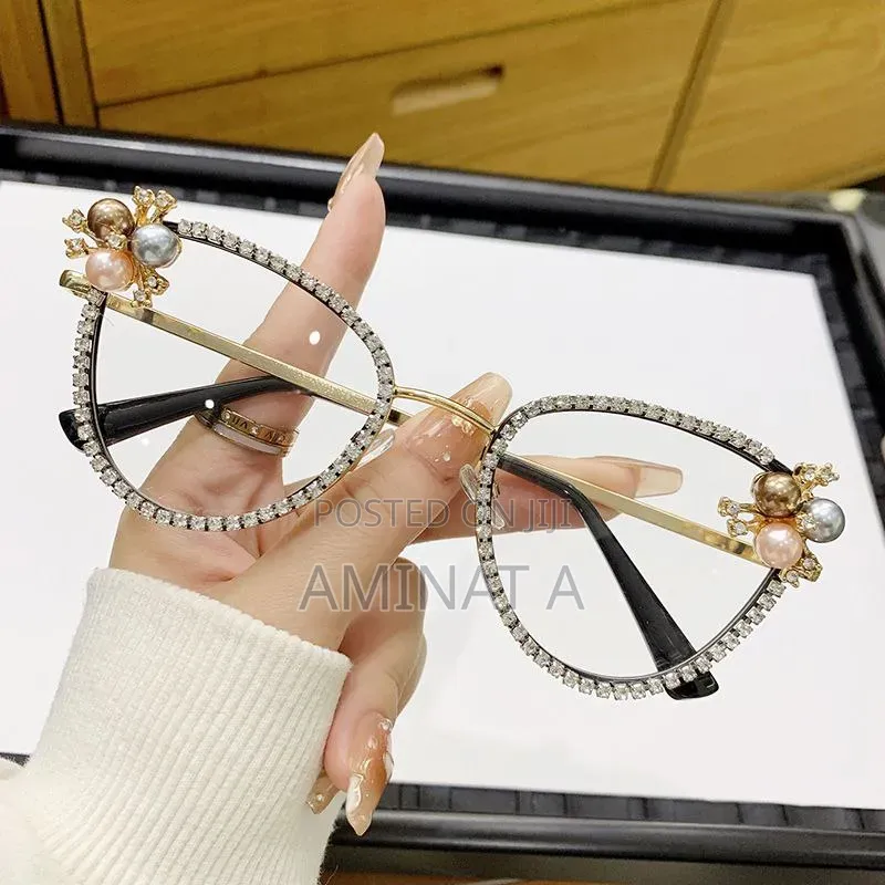 Trendy Bead Fashion Glasses