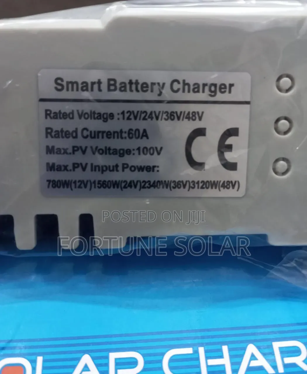 60a PWM Charge Controller Support 12v/24v/36v/48v With Max Pv 100v