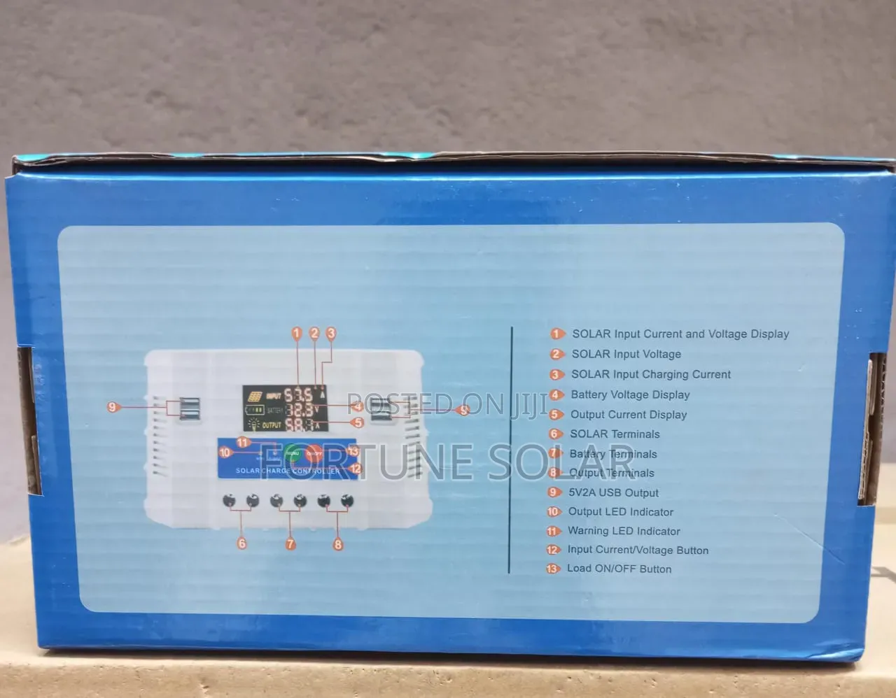 60a PWM Charge Controller Support 12v/24v/36v/48v With Max Pv 100v