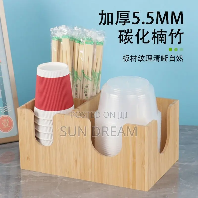 Cup Organizer Table Organizer Straw Box
