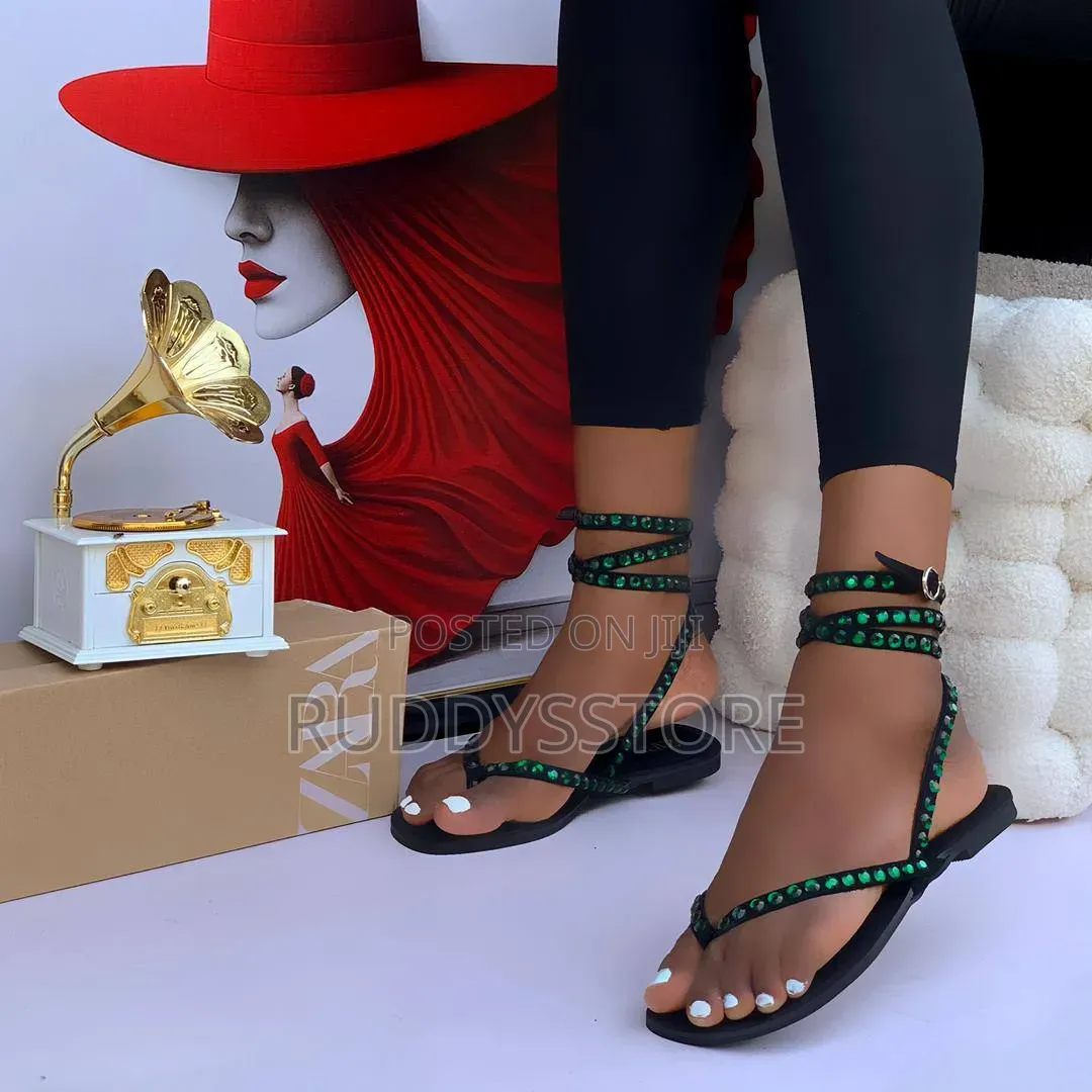 Starveil Crystal Strap Heels
