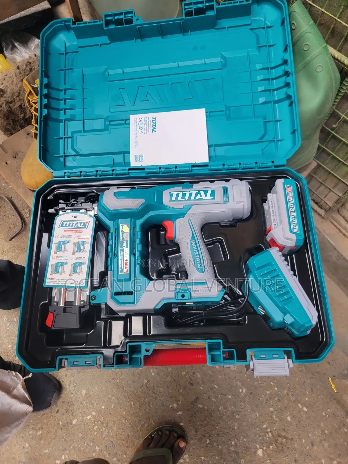 Total 20v Cordless Nailer