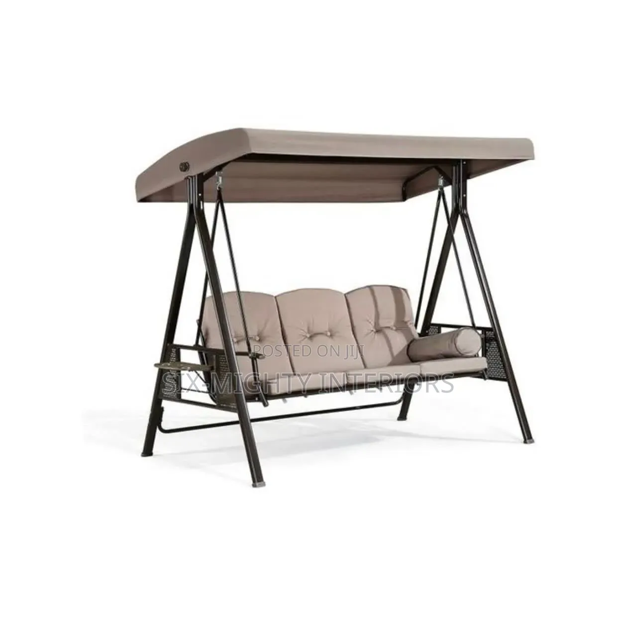 Outdoor Swing Chair With Canopy 3 Seater