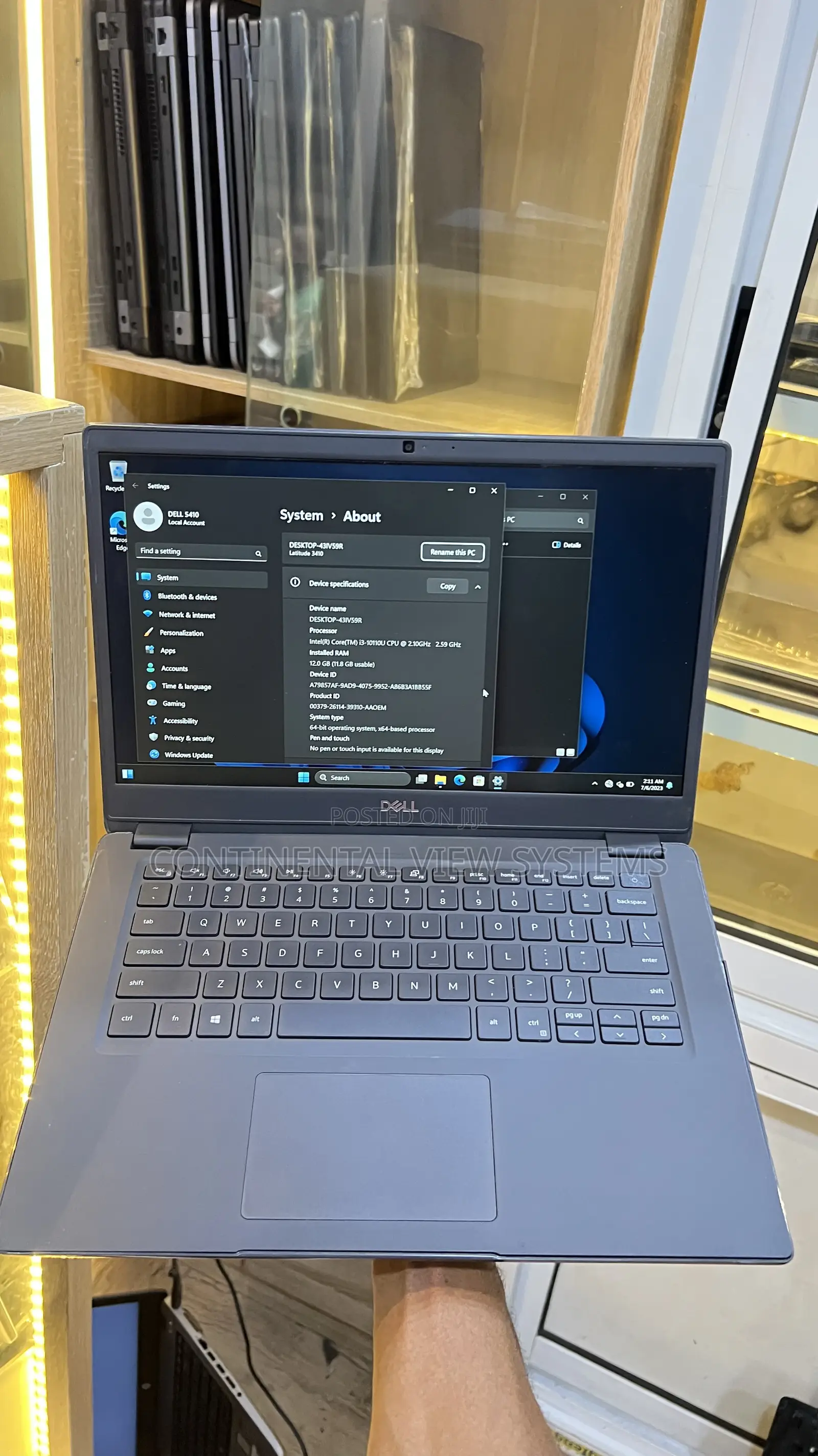 Laptop Dell Latitude 5410 8GB Intel Core i3 SSD 256GB
