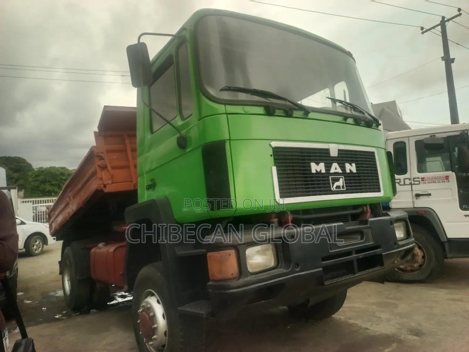 Man Diesel Tipper (Foreign Used) With 6 Tyres , Auxiliary (4x4)