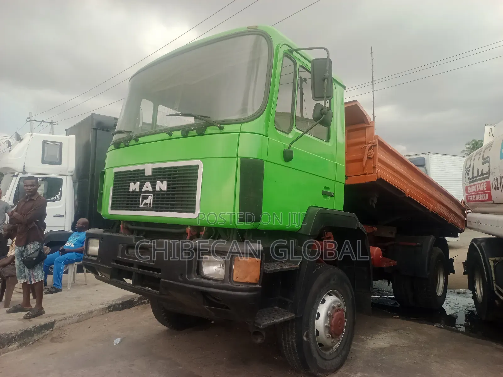 Man Diesel Tipper (Foreign Used) With 6 Tyres , Auxiliary (4x4)