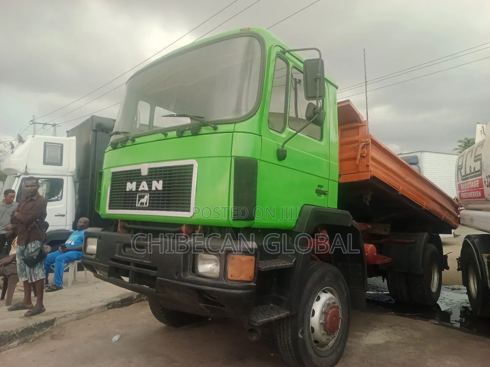 Man Diesel Tipper (Foreign Used) With 6 Tyres , Auxiliary (4x4)