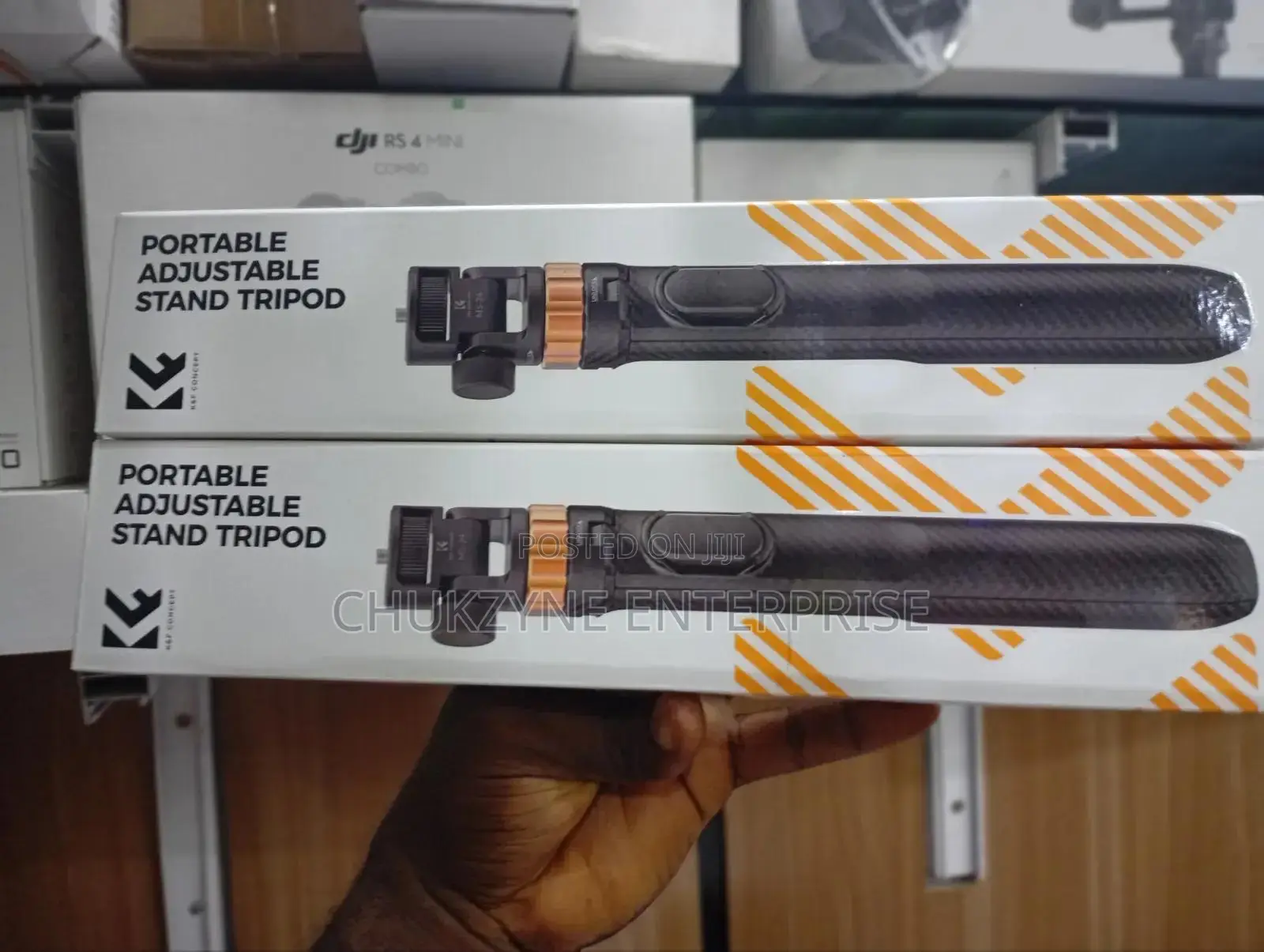 K F Portable Adjustable Tripod Stand
