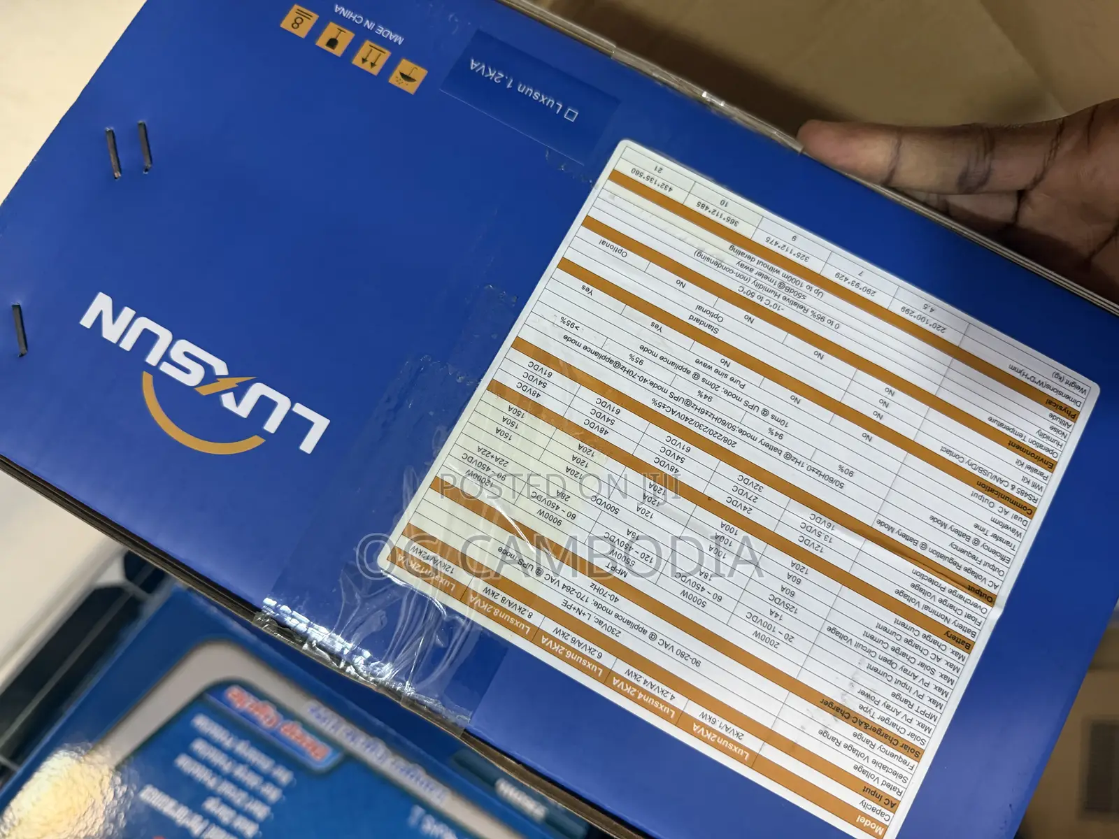 1kva-12v Luxsun Hybrid Solar Inverter