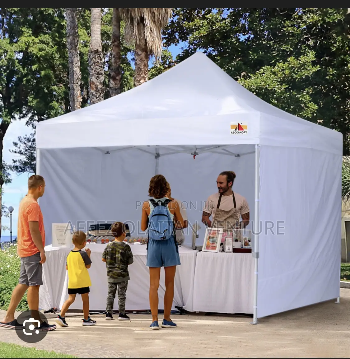 Gazebo Tent With 3 Side Covers 3meter by 3meter