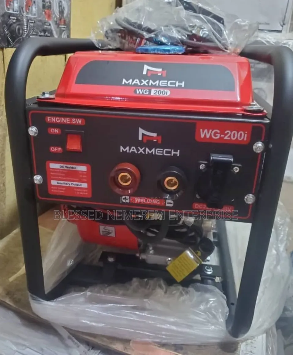 Maxmech Welding Machine Inverter Petrol Gen Wg-200i