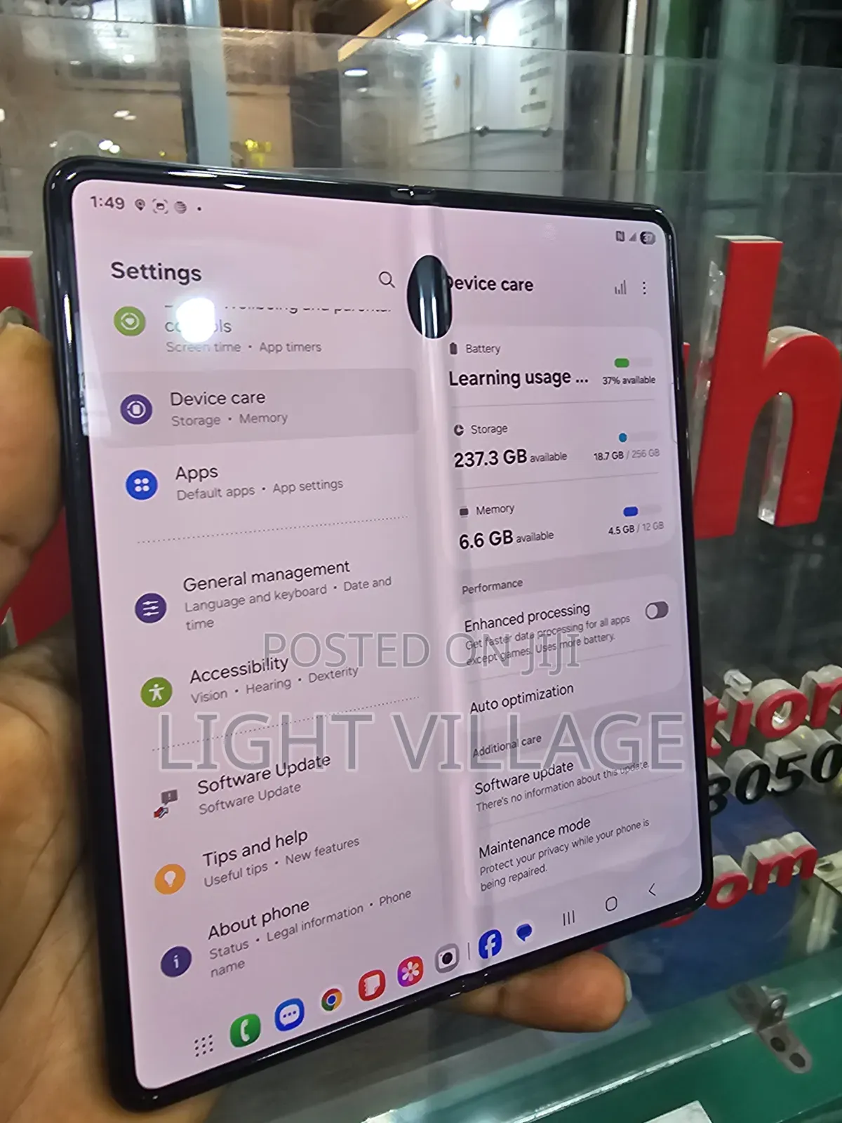 Samsung Galaxy Z Fold3 5G 256 GB Black