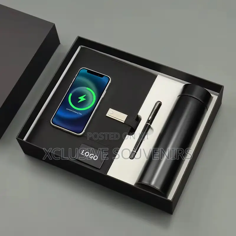 Corporate Gift Box Wireless Charging Notebook Thermos Cup Set and Pen