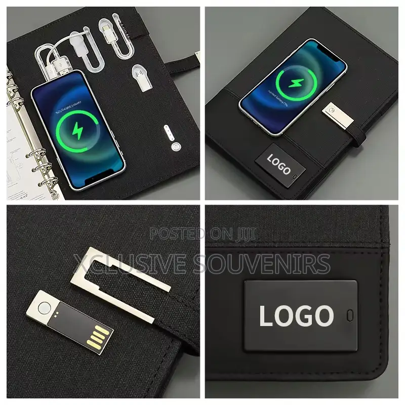 Corporate Gift Box Wireless Charging Notebook Thermos Cup Set and Pen