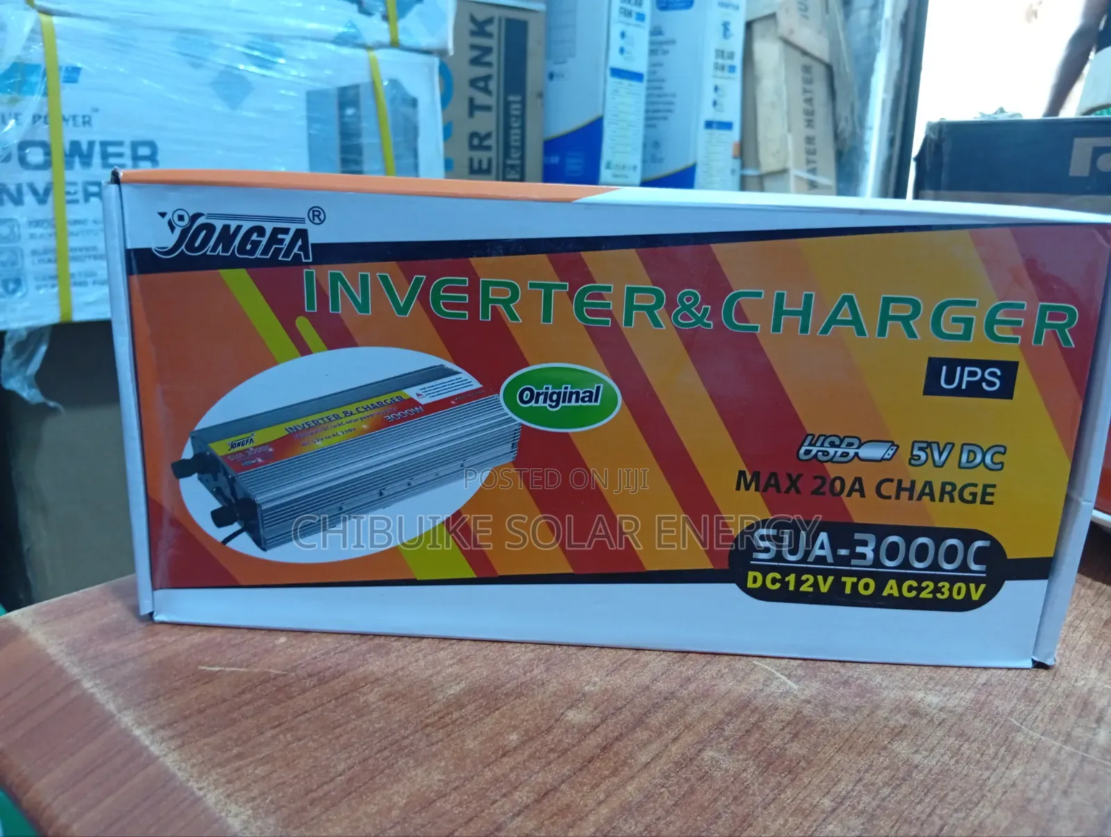Jongfa Inverter and Charger Sua-3000 Dc 12v Ac 230v