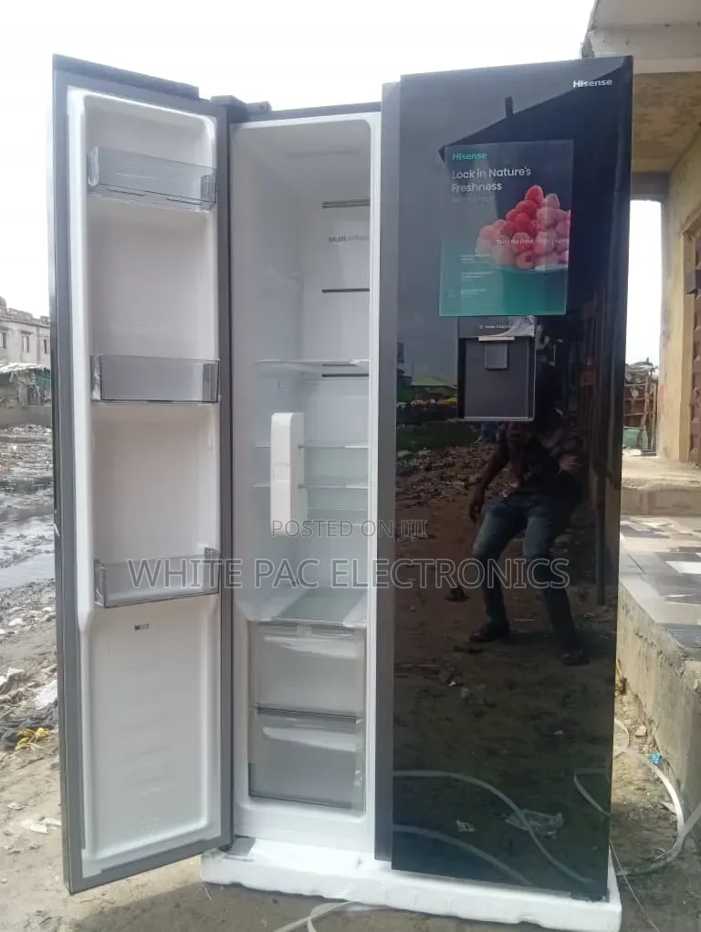 New Hisense Inverter Fridge 529 L Said by Said Door With Dispenser