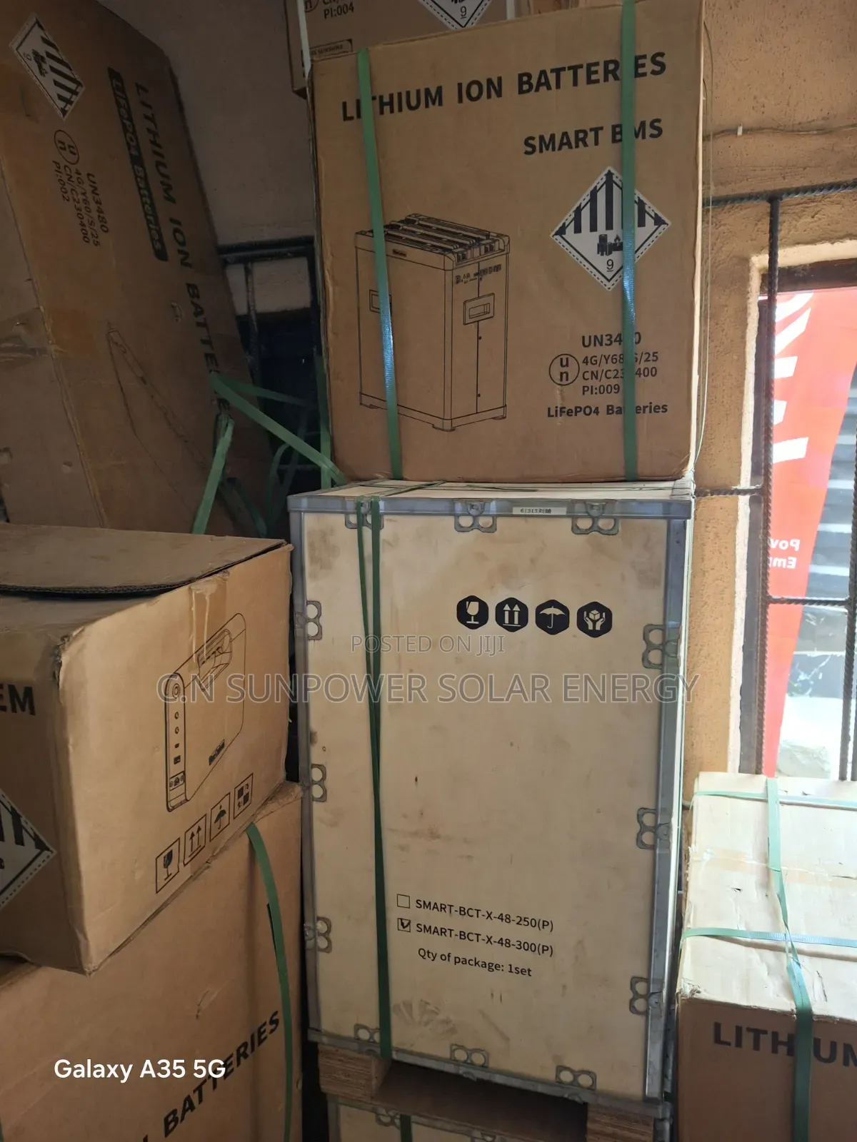 5kwh/48v Smart BMS Display Blue-Carbon Lithium-Iron Battery