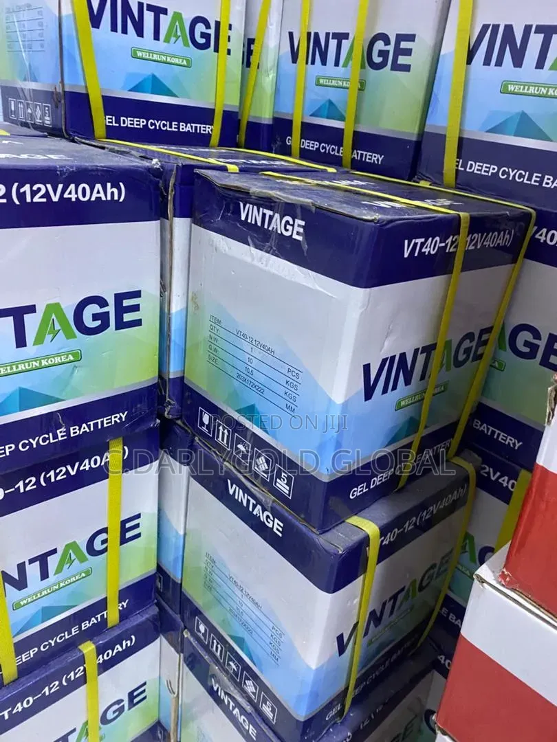 40ah Vintage Gel Solar Battery