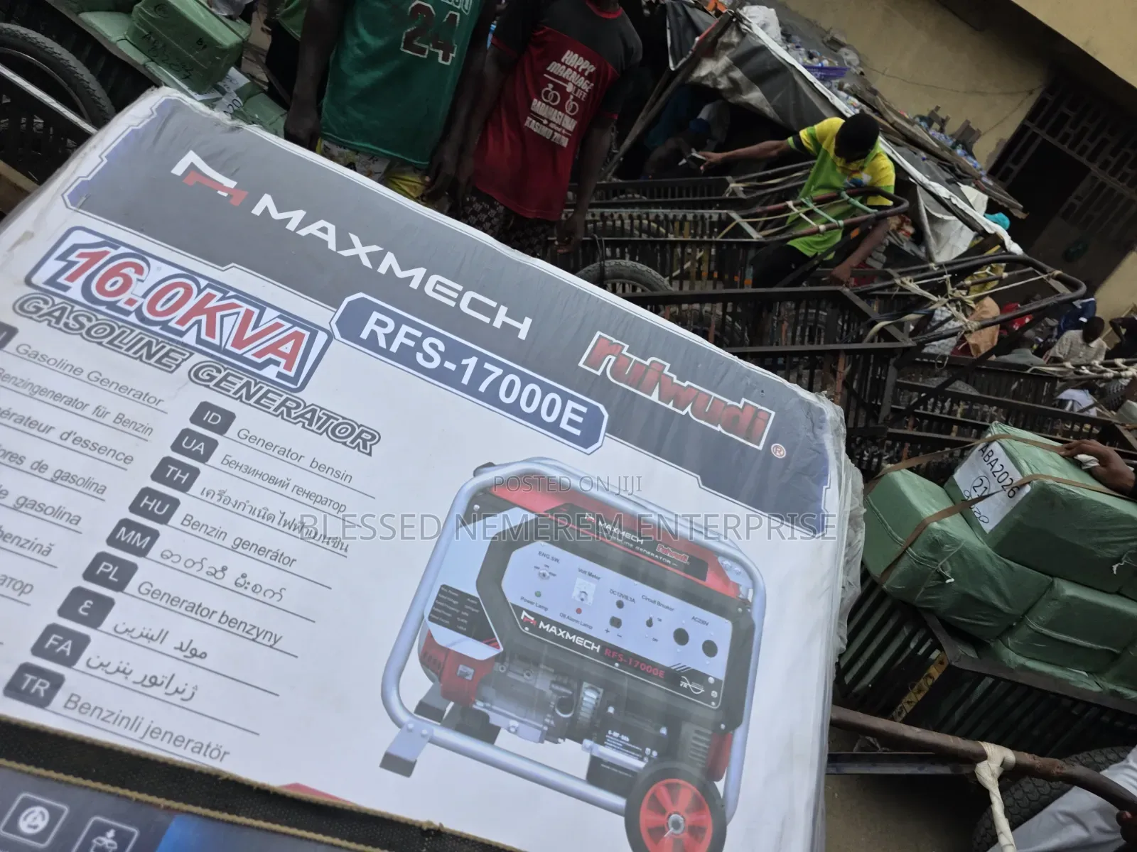Original Maxmech Petrol Gen Model Rfs17000e2 100%Copper Coil 15kva