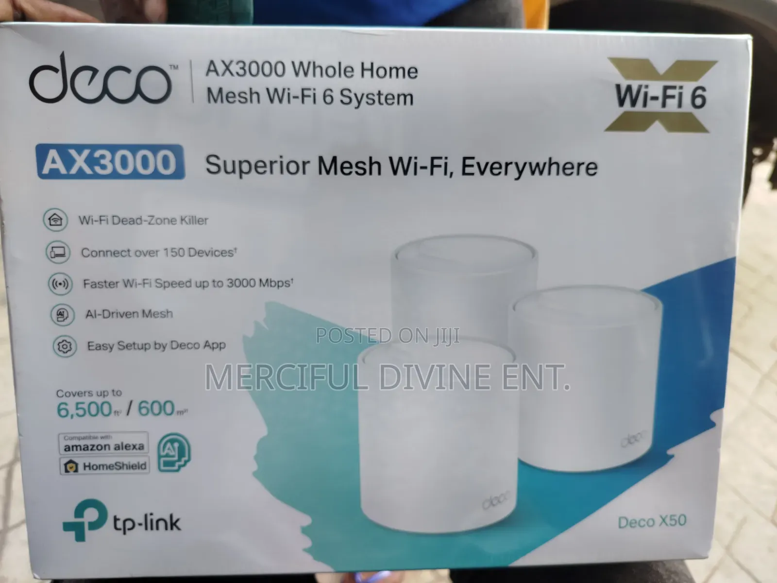 Tplink Deco X50 Ax3000 Whole Home Mesh Wifi 6 System