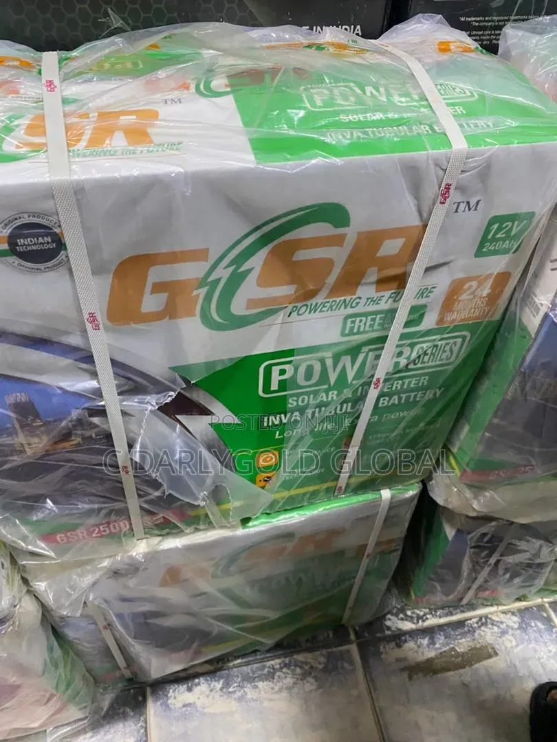 240ah GSR Tubular Battery