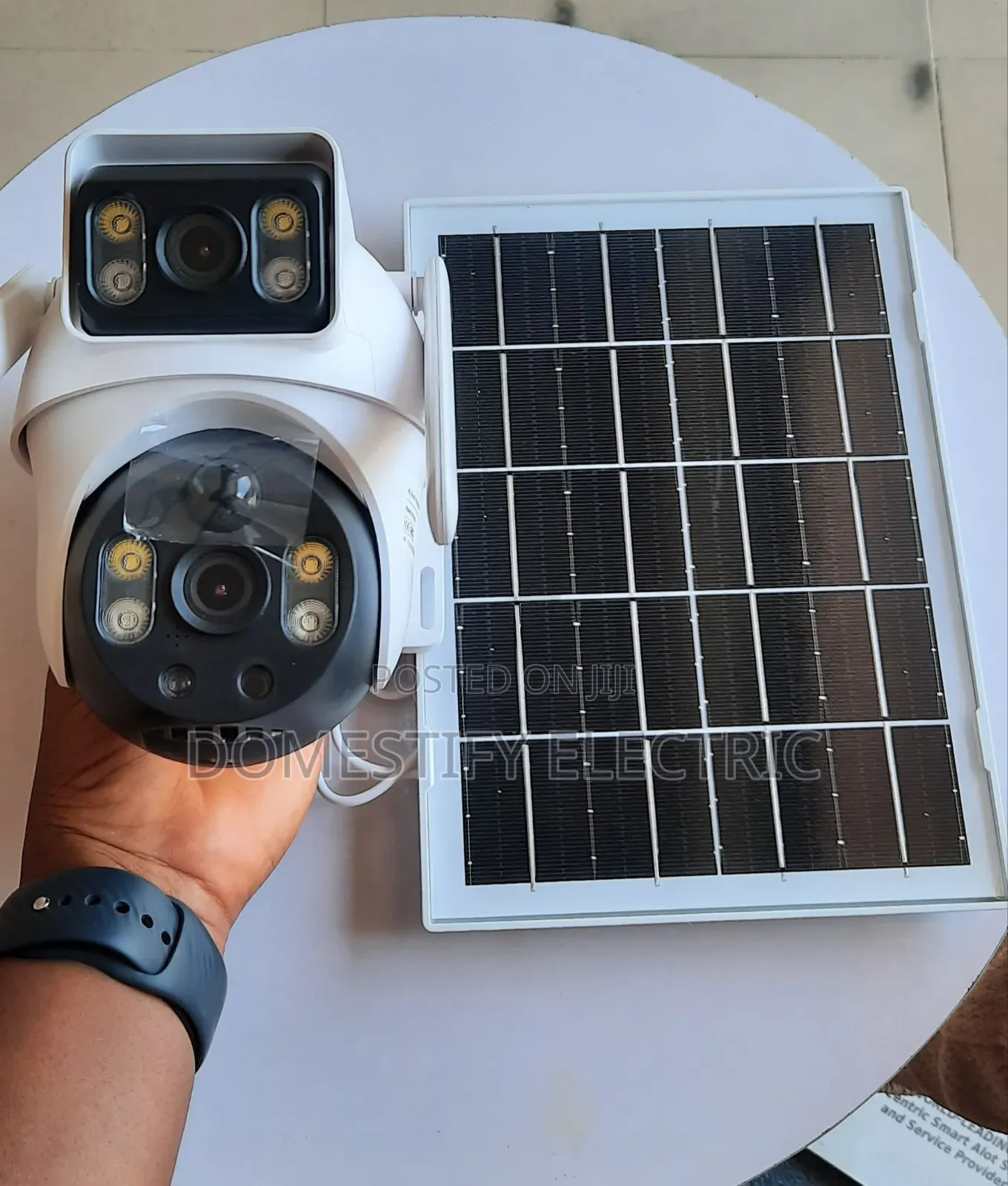 V380max Dual Lens 4g Solar Camera