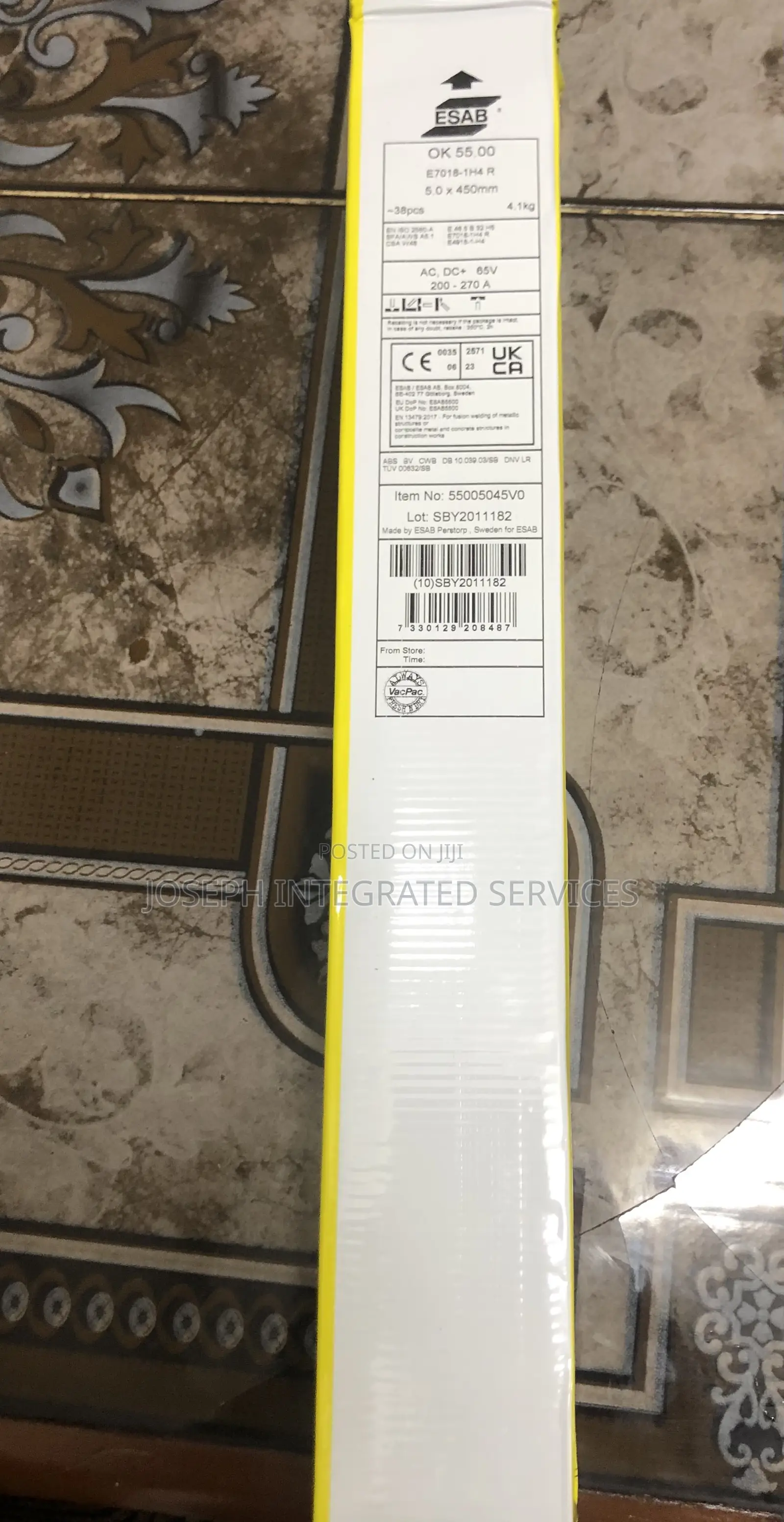 Esab Ok 55.00 Welding Electrodes 5.0×450mm
