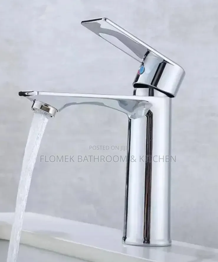 Luxury Chrome Single Lever Basin Mixer Tap – Modern Durable