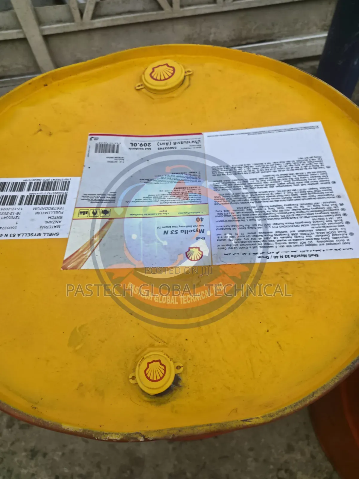 Shell Mysella S3 N 40// Industrial Lubricant 209l