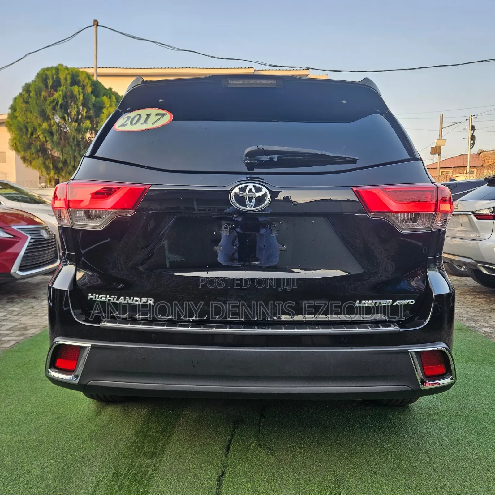 Toyota Highlander Limited 4x4 V6 (3.5L 6cyl 8A) 2017 Black