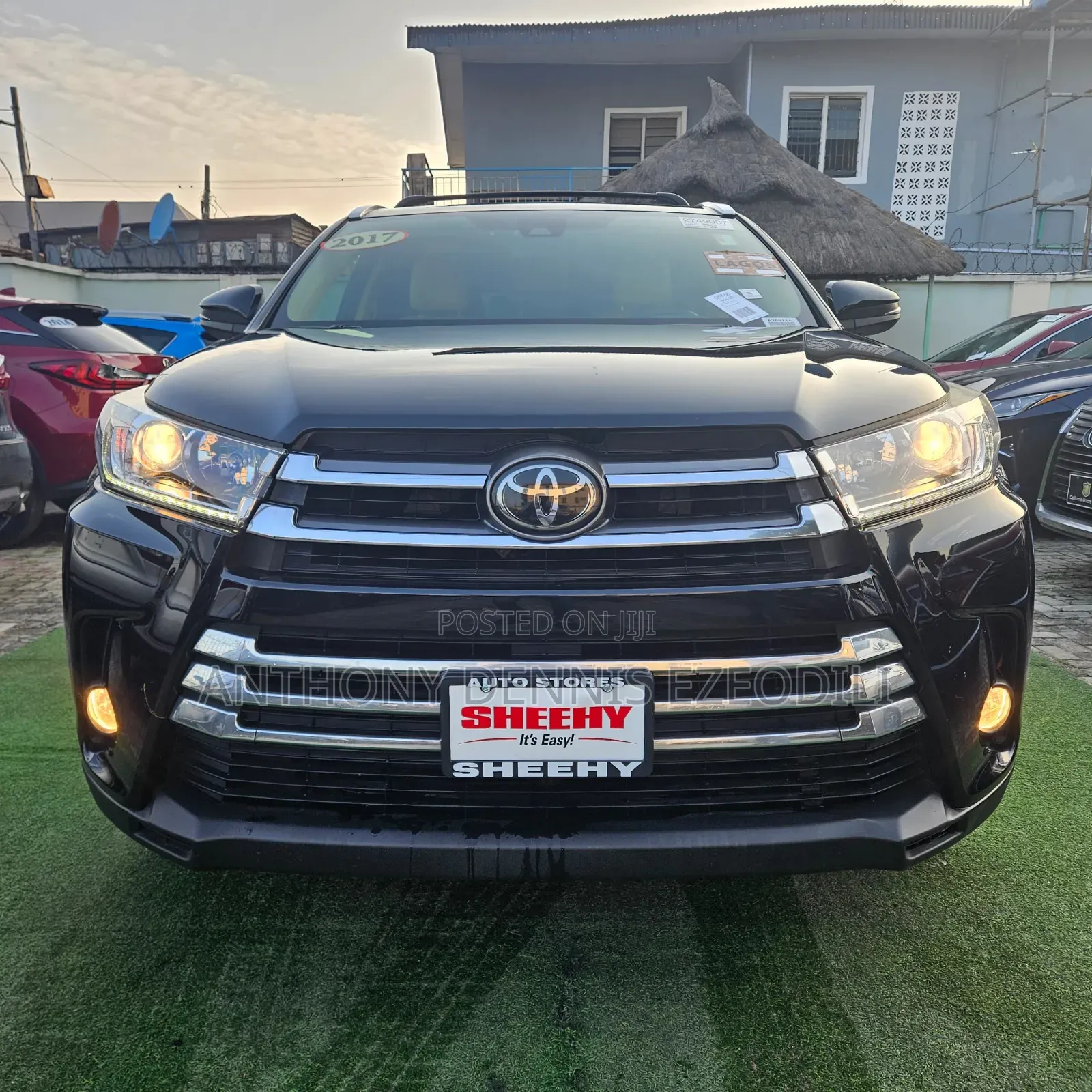 Toyota Highlander Limited 4x4 V6 (3.5L 6cyl 8A) 2017 Black