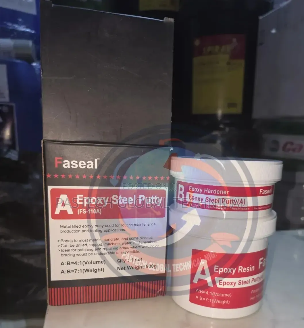 Faseal Epoxy Steel Putty (Fs-110a) 500g