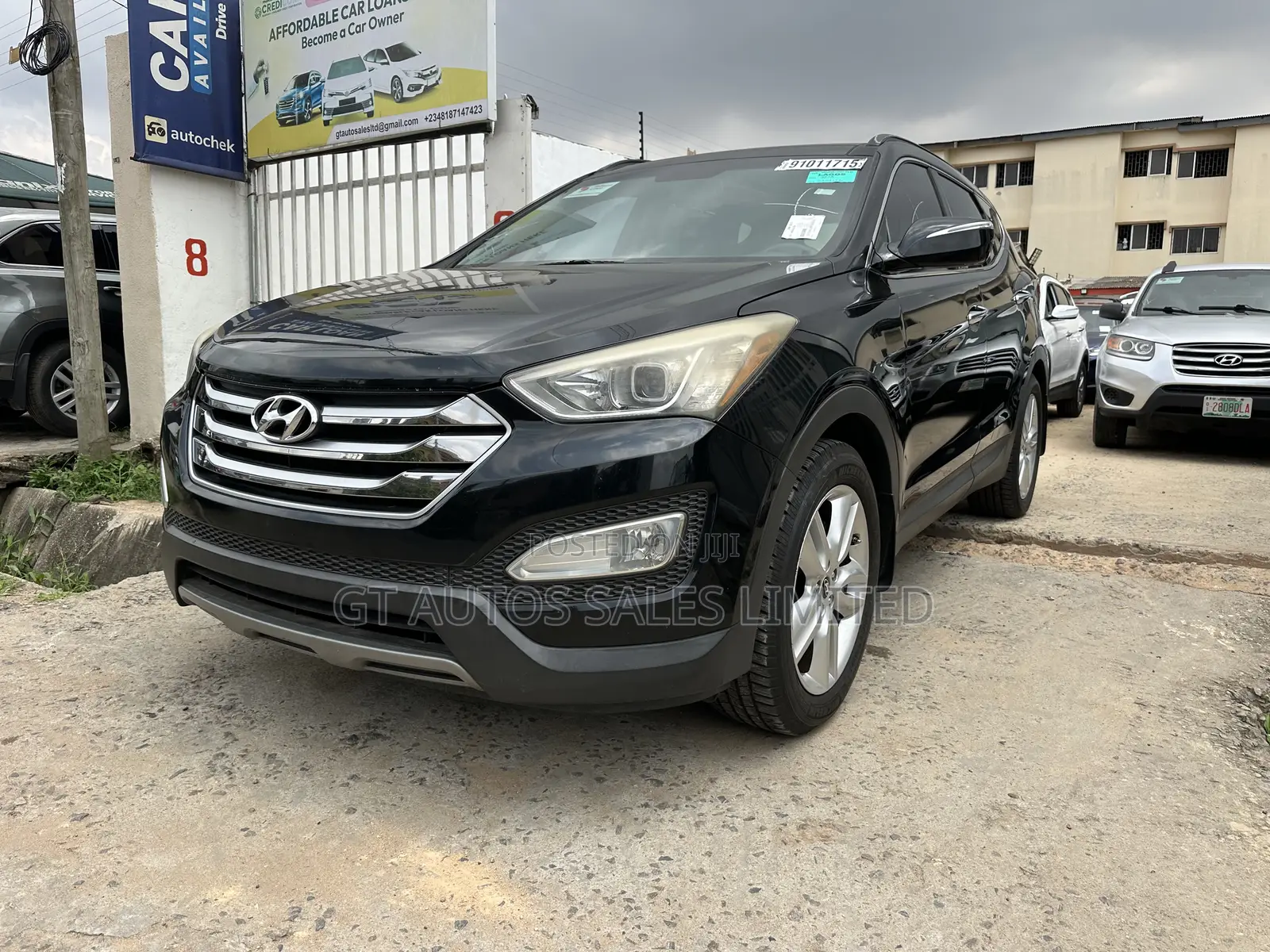 Hyundai Santa Fe GLS 4dr SUV AWD (3.3L 6cyl 6A) 2015 Black