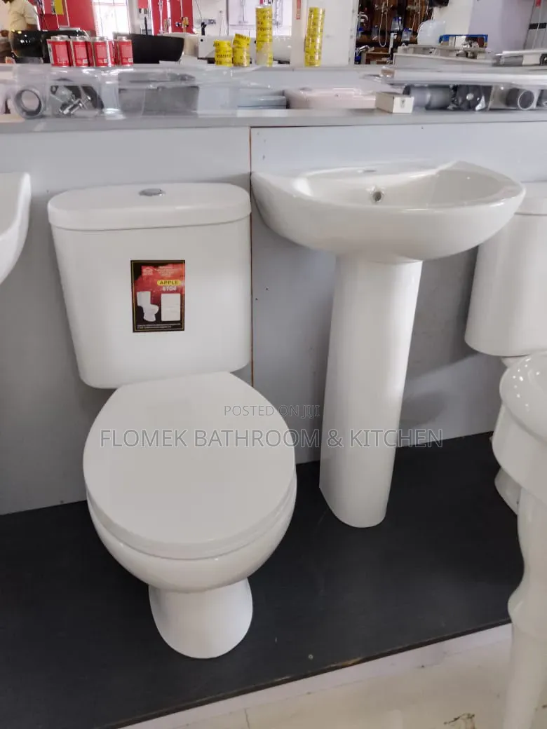 Durable Ceramic Sweet Home Toilet Basin Combo – Brand New