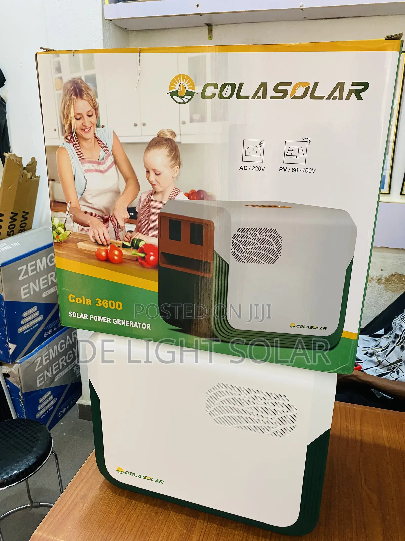3.600kva Cola-Solar Generator