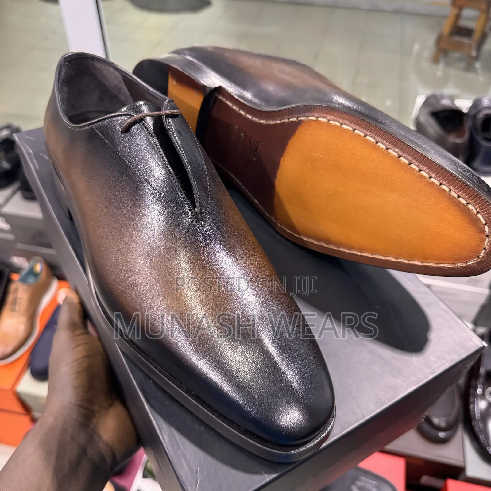 Original Italian Dior Brown Shoes 40-46