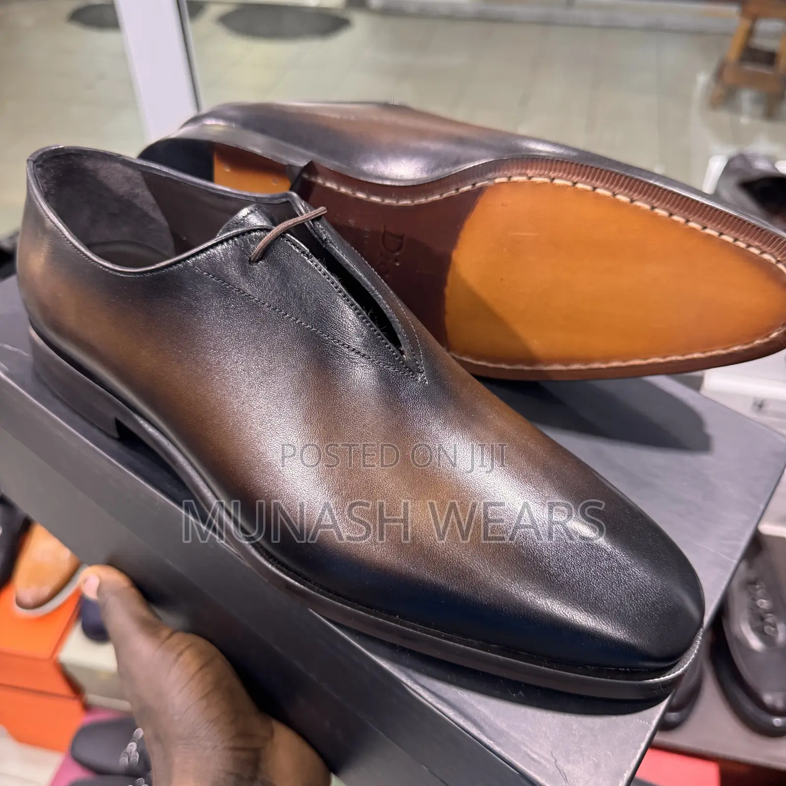 Original Italian Dior Brown Shoes 40-46