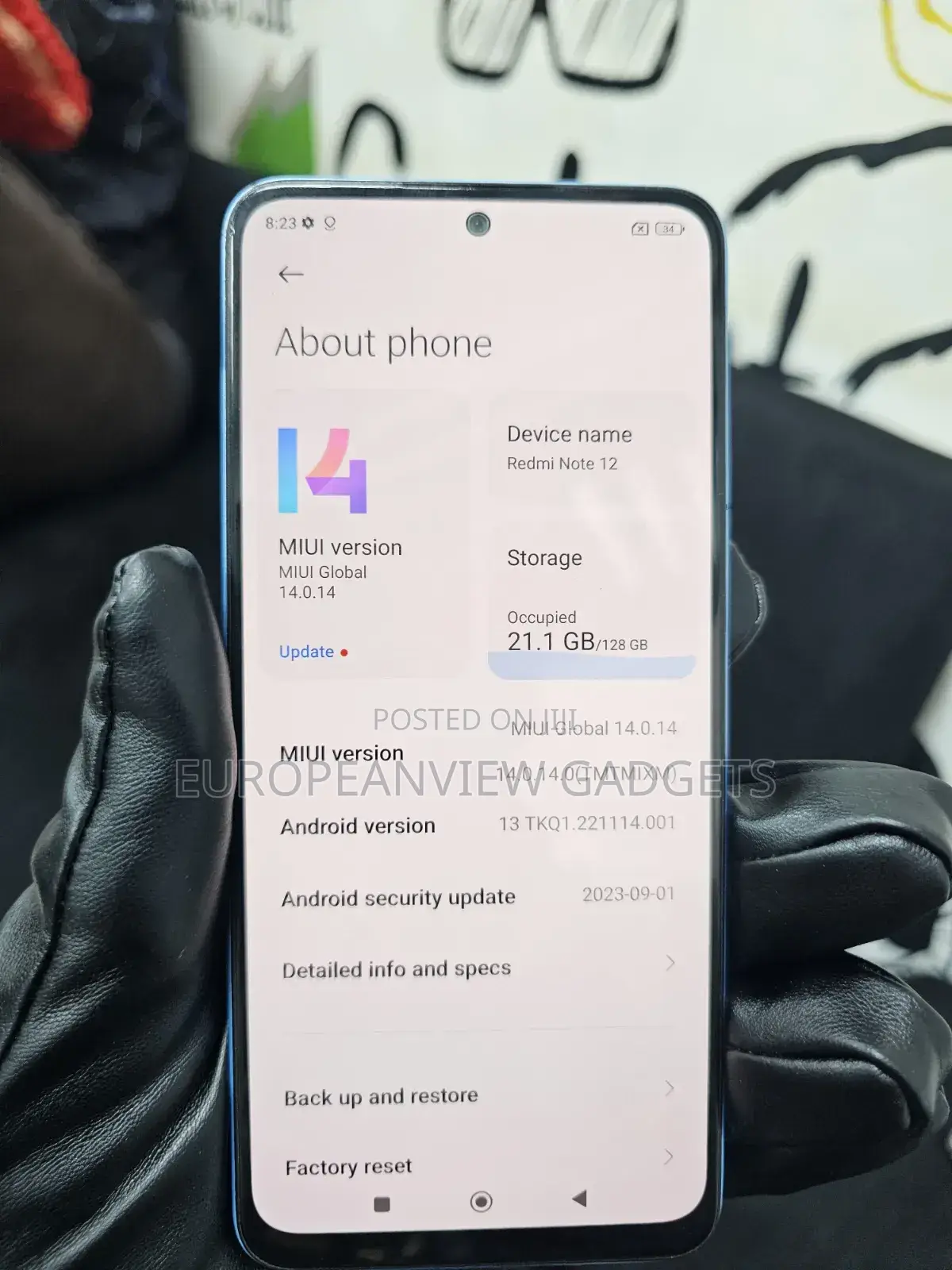Xiaomi Redmi Note 12 128 GB Blue