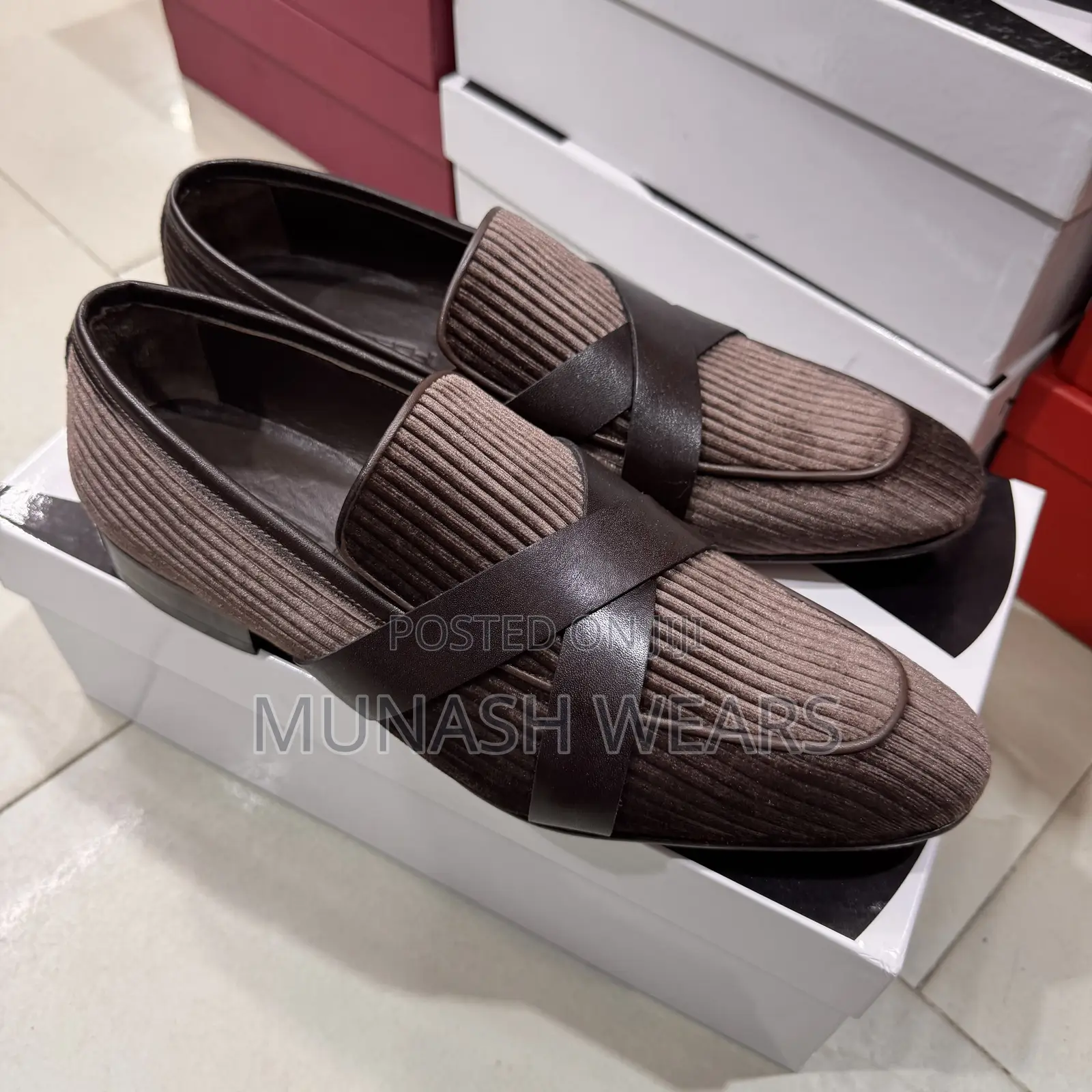 Original Italian Velvet Moreschi Shoes 40-47
