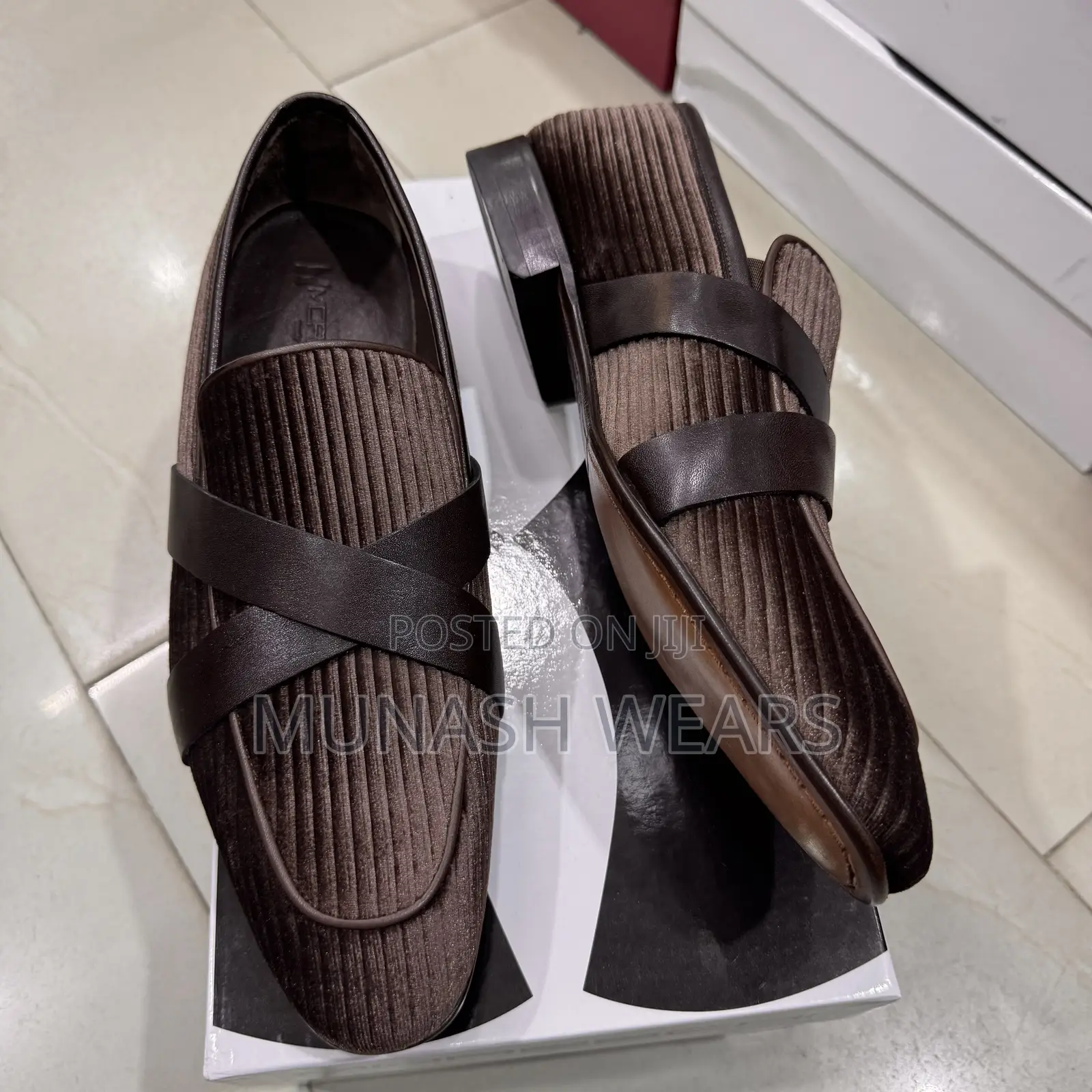 Original Italian Velvet Moreschi Shoes 40-47
